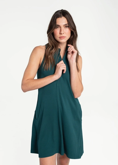Lole Traverse Sleeveless Dress In Emerald