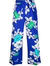 P.a.r.o.s.h P. A.r. O.s. H. Woman Pants Blue Size M Silk In Multi