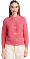 Alex Mill Nico Chunky Cardigan In Rouge