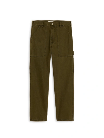 Alex Mill The Painter Pant In Recycled Denim In Military Olive