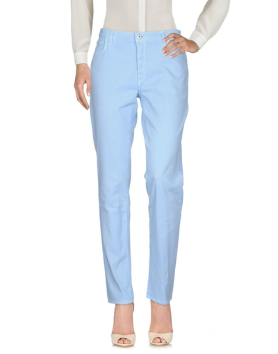 Trussardi Jeans Casual Pants In Sky Blue