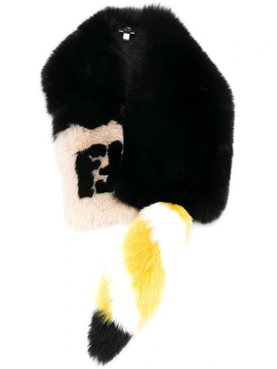 Fendi Color Block Collar - Black