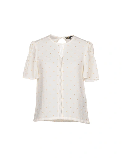 Maje Blouse In Ivory
