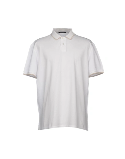 Ermenegildo Zegna Polo Shirts In White