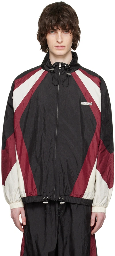 Isabel Marant Colour-block Zipped Track Jacket In 01bk