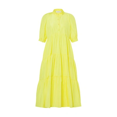 Philosophy Di Lorenzo Serafini Midi Dress In Giallo