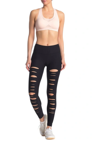 90 Degree By Reflex Vented Leggings In Black