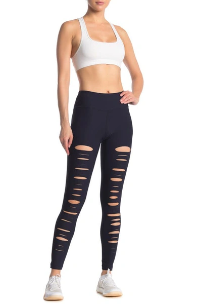 90 Degree By Reflex Vented Leggings In Stormy Night