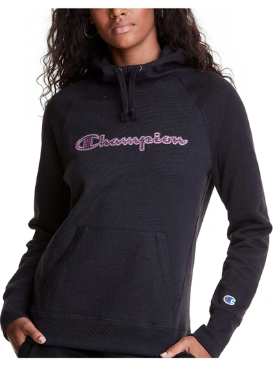 Champion Womens Comfy Cozy Hoodie In Black