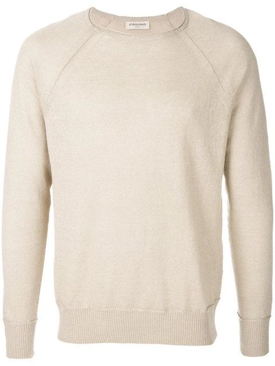 Al Duca D'aosta Round Neck Jumper In Neutrals