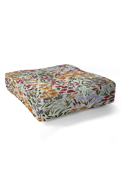 Deny Designs Marta Barragan Camarasa Spring Floor Pillow In Multi