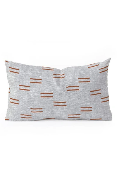 Deny Designs Little Arrow Design Co. Bubble Oblong Pillow In Multi