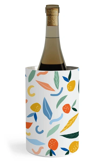 Deny Designs 83 Oranges Wine Chiller In Multi