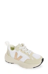 Veja Kids' Alveomesh Sneaker In White Platine