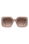 Marc Jacobs 53mm Gradient Square Sunglasses In Brown Gradient