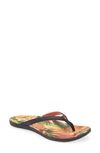 Olukai Ho'opio Womens Cushioned Footbed Slide Flip-flops In Multi