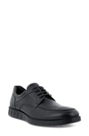 Ecco Lite Hybrid Apron Toe Water Resistant Derby In Black