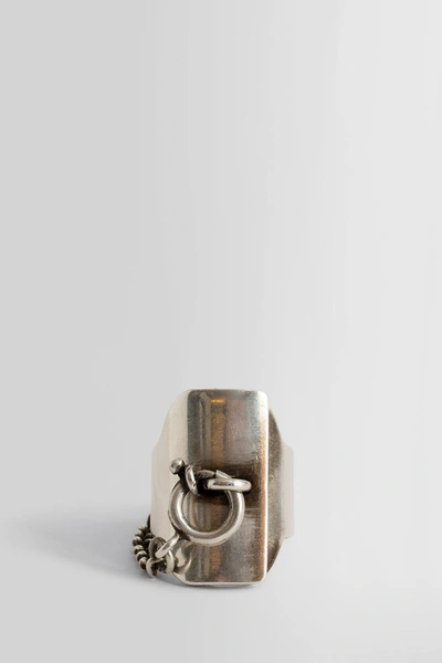 Ann Demeulemeester Unisex Silver Rings
