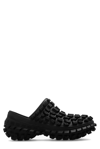 Balenciaga Defender Tread Clogs In Black