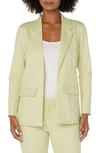 Liverpool Los Angeles Boyfriend Blazer In Lemon Grass