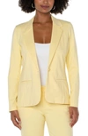 Liverpool Los Angeles Liverpool Fitted Knit Blazer In Banana
