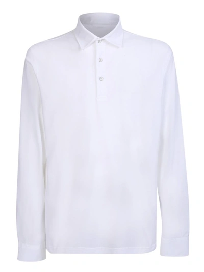 Herno Cotton Polo By  In White