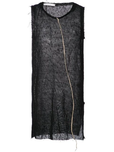 Nostra Santissima Woven Tank Long In Black