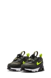 Nike Kids' Air Max 90 Toggle Sneaker In Olive/ Volt