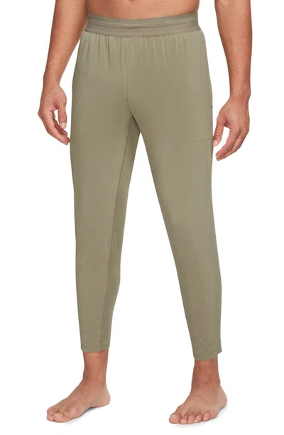 Nike Flex Tapered Crop Yoga Pants In Brown