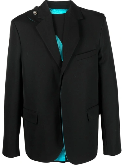 Botter Concealed-front Fastening Blazer In Black