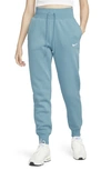 Nike Women's  Sportswear Phoenix Fleece High-waisted Jogger Pants In Blue