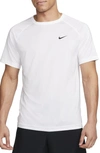 Nike Men's Ready Dri-fit Short-sleeve Fitness Top In White