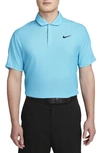 Nike Dri-fit Tiger Woods Piqué Golf Polo In Blue