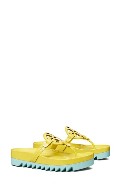 Tory Burch Miller Cloud Lug In Zesty Lime / Sea Bubble