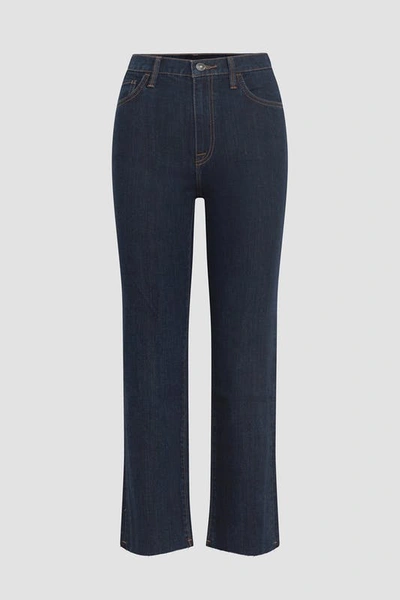 Hudson Jeans Noa High-rise Straight Crop Jean In Blue