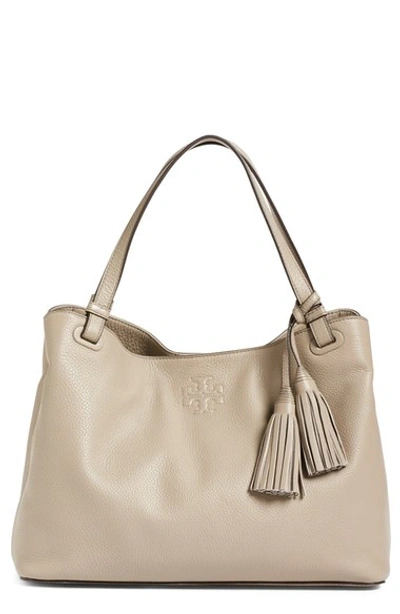 Tory Burch Leather Thea Tassel Mini Tote (SHF-17670) – LuxeDH