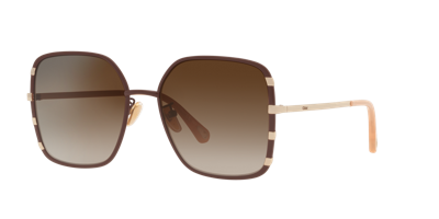 Chloé Ch0143s Sunglasses In Brown