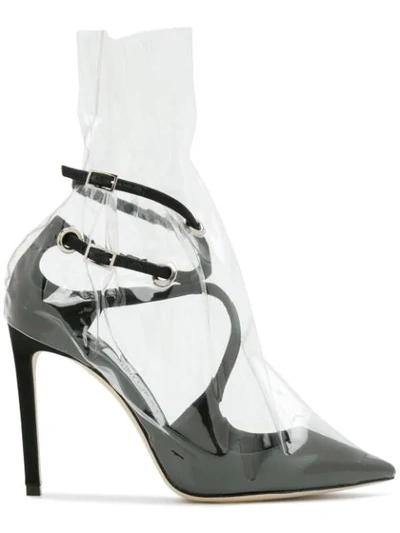 Jimmy Choo X Off-white Claire 100 Sandals In Black