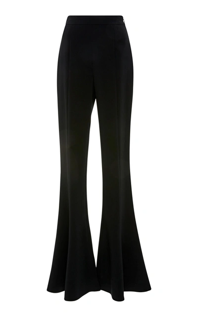 Cushnie Et Ochs Naomi Stretch-jersey Flared Pants In Black