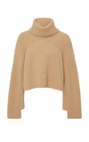 Rosetta Getty Cashmere Turtleneck Pullover In Neutral