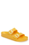 Birkenstock Essentials Arizona Eva Waterproof Slide Sandal In Yellow