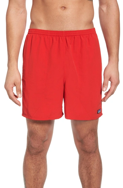 Patagonia Baggies 5-inch Swim Trunks In Fire