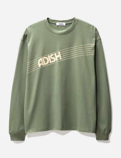 Adish Khaki Zahara Long Sleeve T-shirt In Green