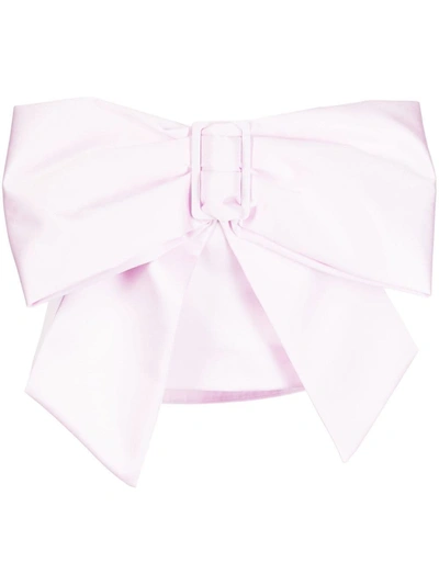 Vivetta Bow-effect Short Skirt In Pink