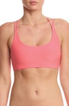 Commando Butter Strappy Bralette In Coral