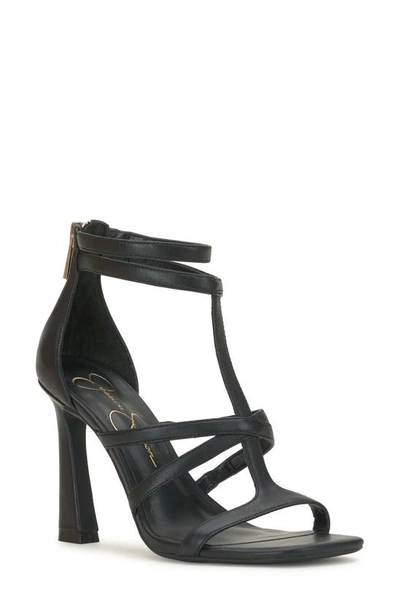 Jessica Simpson Aaralyn Strappy Sandal In Black