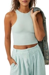 Free People Clean Lines Crop Tank In Reflection