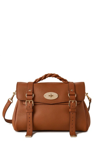 Mulberry Alexa Leather Satchel In Chestnut