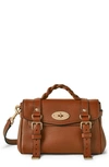 Mulberry Mini Alexa Leather Satchel In Chestnut