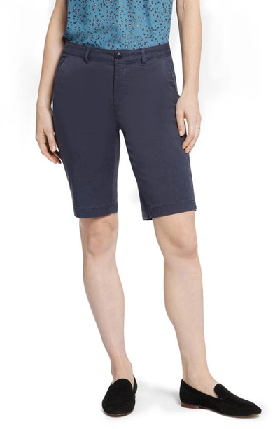 Nydj Bermuda Shorts In Oxford Navy